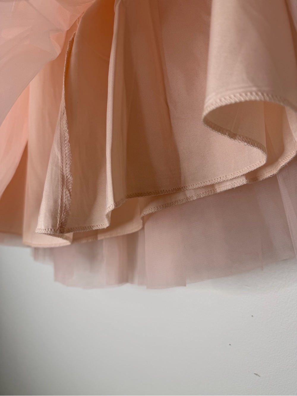 Soft Balletcore Blush Pink Tulle Midi Skirt NWT Fairycore Romantic 3X Soft Girl - Picture 4 of 6